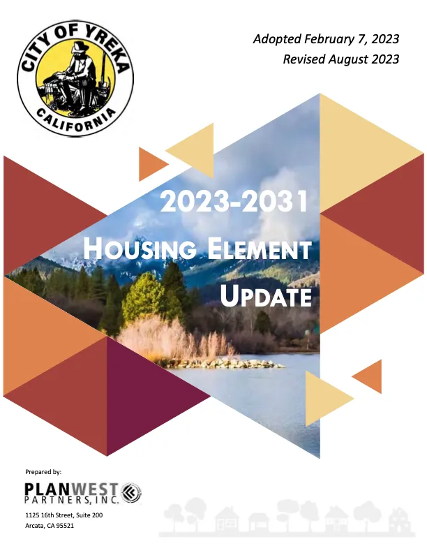 Cover for the Housing Element